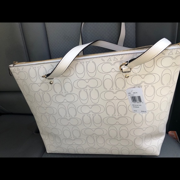 Brand new black and white coach purse - Picture 2 of 3